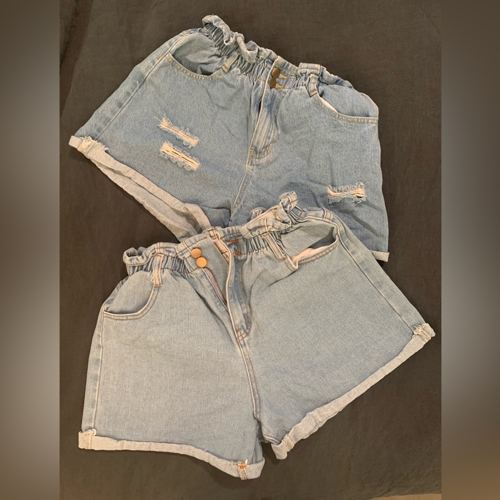 2 X Showpo paper bag shorts